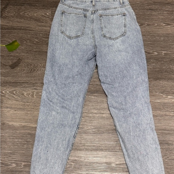 Distressed Light Blue Women's Jeans - Picture 2 of 2
